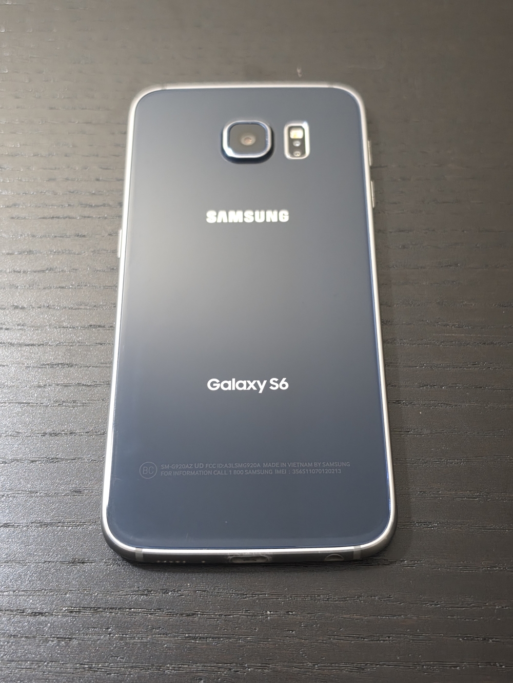 Samsung Galaxy S6 - Deep Blue Back